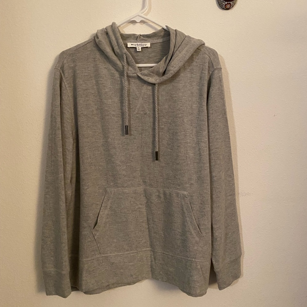Workshop Republic Clothing Gray Hoodie
